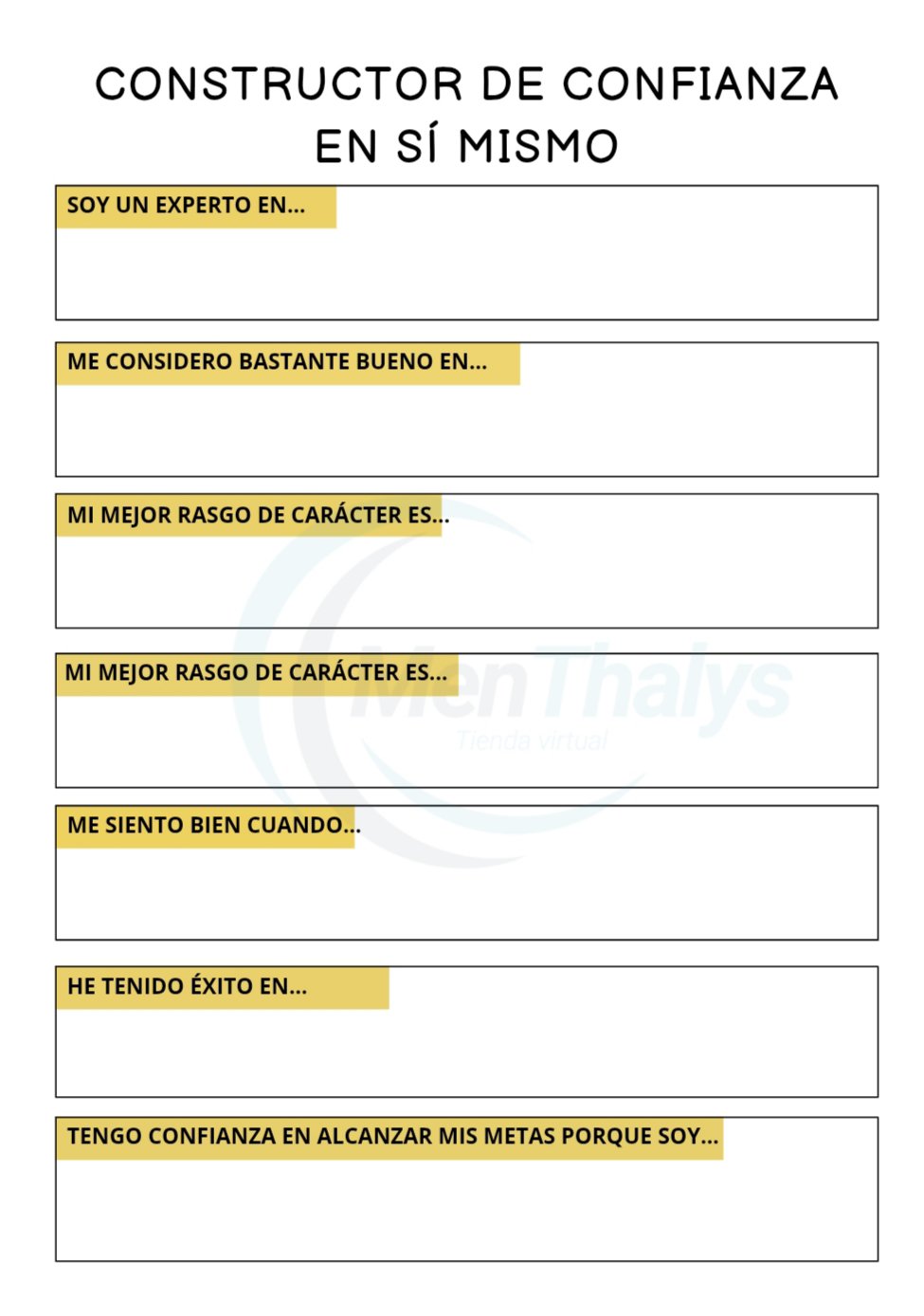 El Poder De Creer En ti
diario y Planificador para fortalecer Tu Autoconfianza - Imagen 10